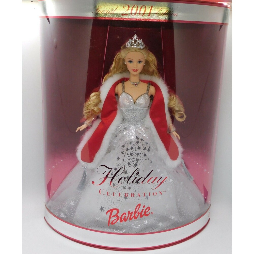 Mattel 2001 Holiday Barbie Celebration Doll Limited Edition NIB